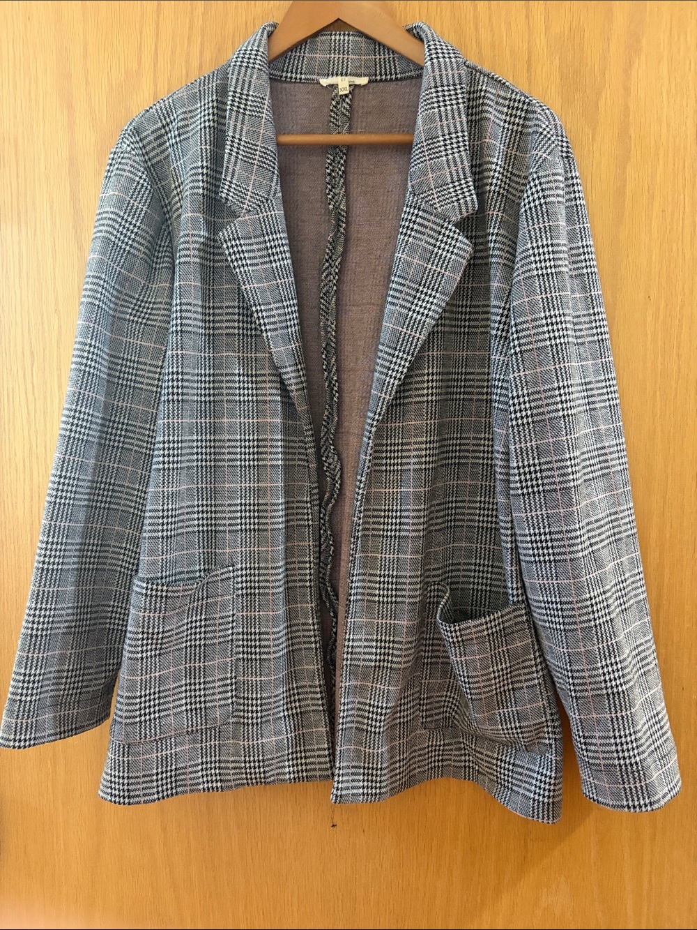 Maurices Gray Plaid Women's Blazer Jacket